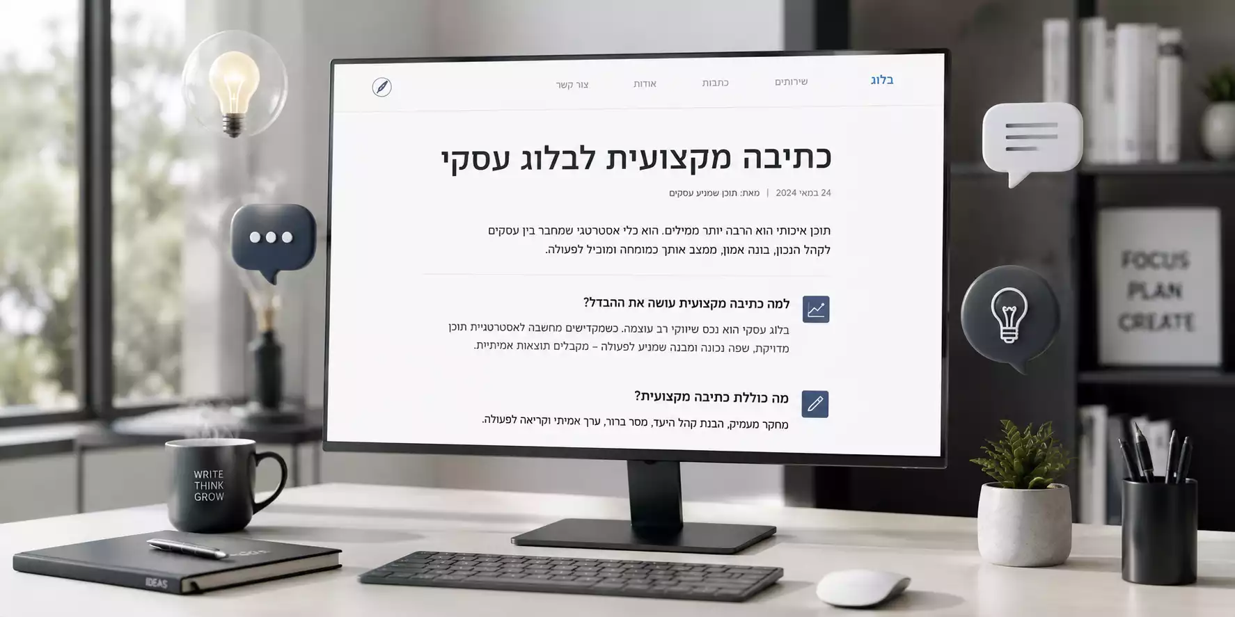 למה העסק שלכם צריך בלוג ואיך עושים את זה נכון